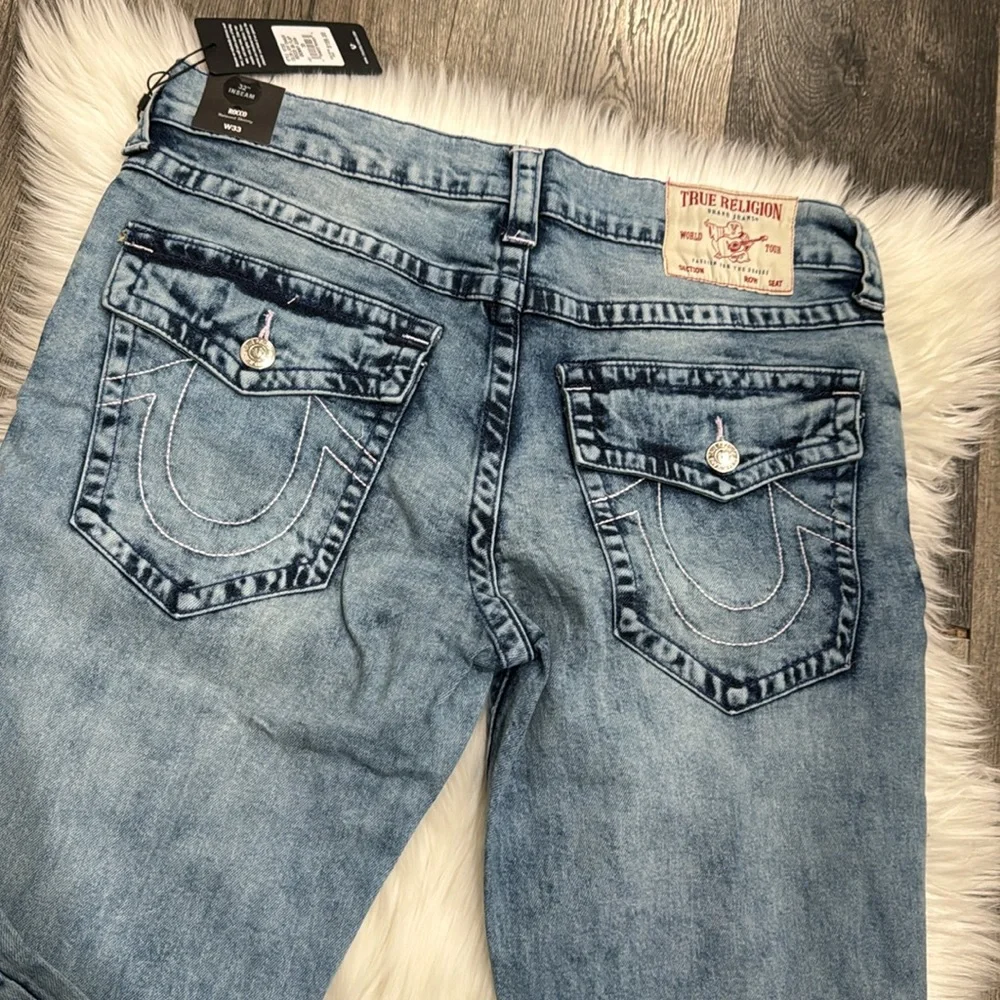 🔥LAST PAIR🔥💙TRUE RELIGION Rocco Sn Flap Relaxed Skinny Jean